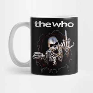 vintage horror the who band Mug